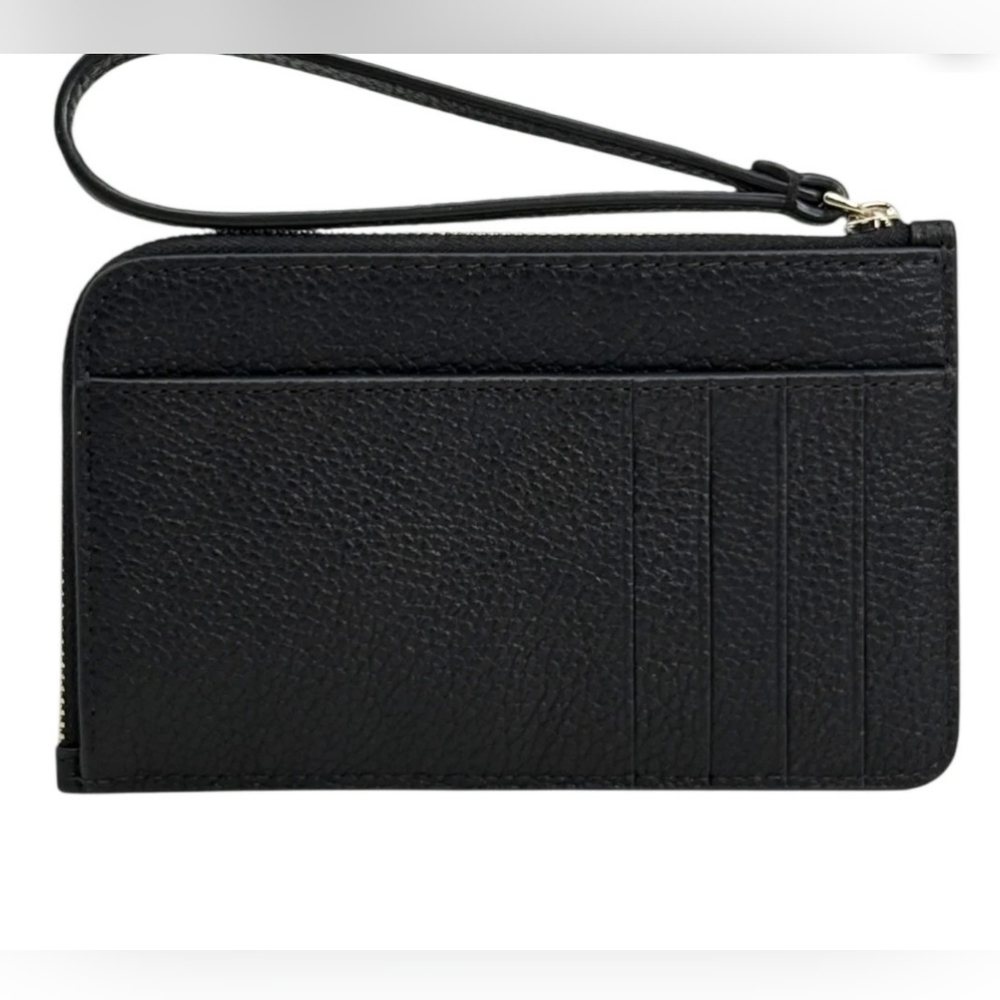 Kate Spade Black Small Card Holder Wristlet. NEW! - Picture 2 of 5
